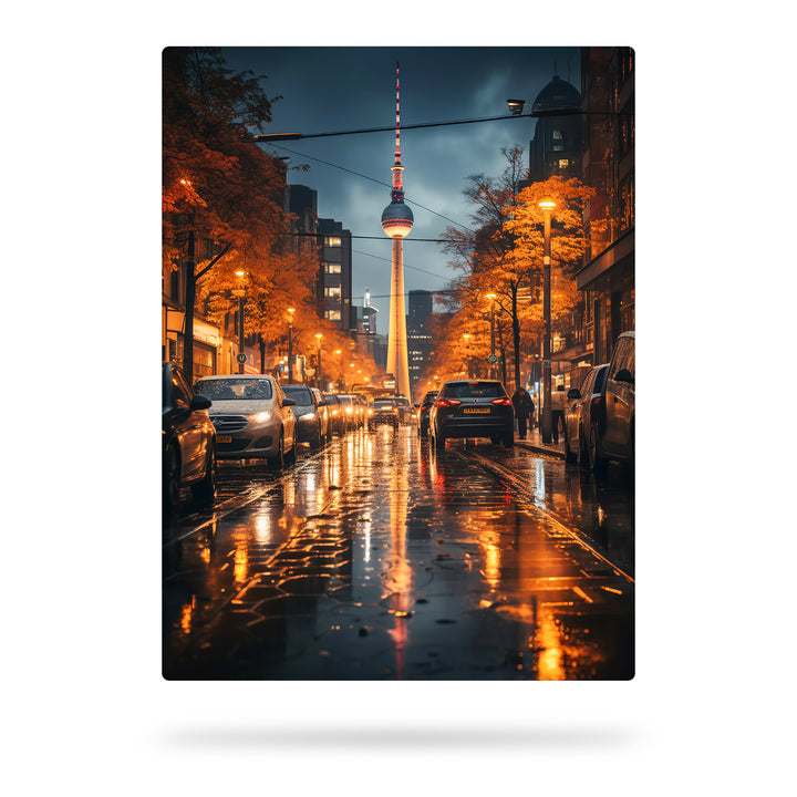 Berlin City Skyline bei Nacht - Fernsehturm