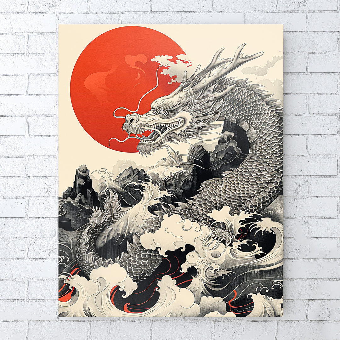 Drache der Legenden - Chinesische Drachenzeichnung