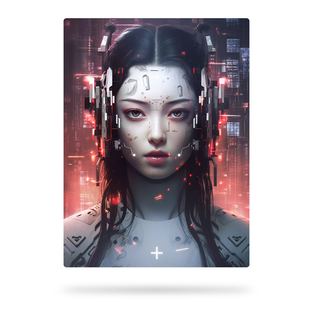 Futuristische Frau - Japan Sci-Fi Technologie