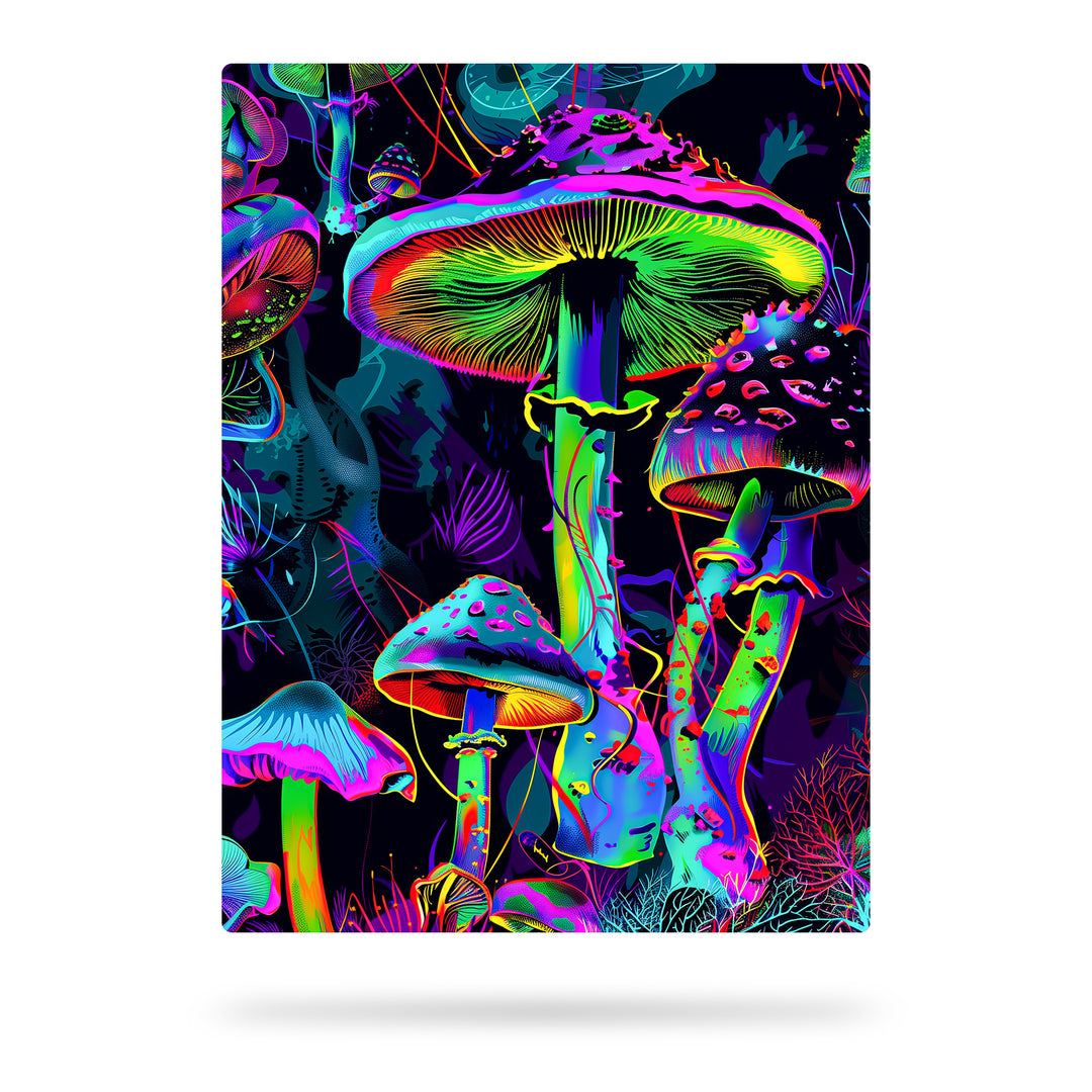 Neon Acid Pilzlandschaft
