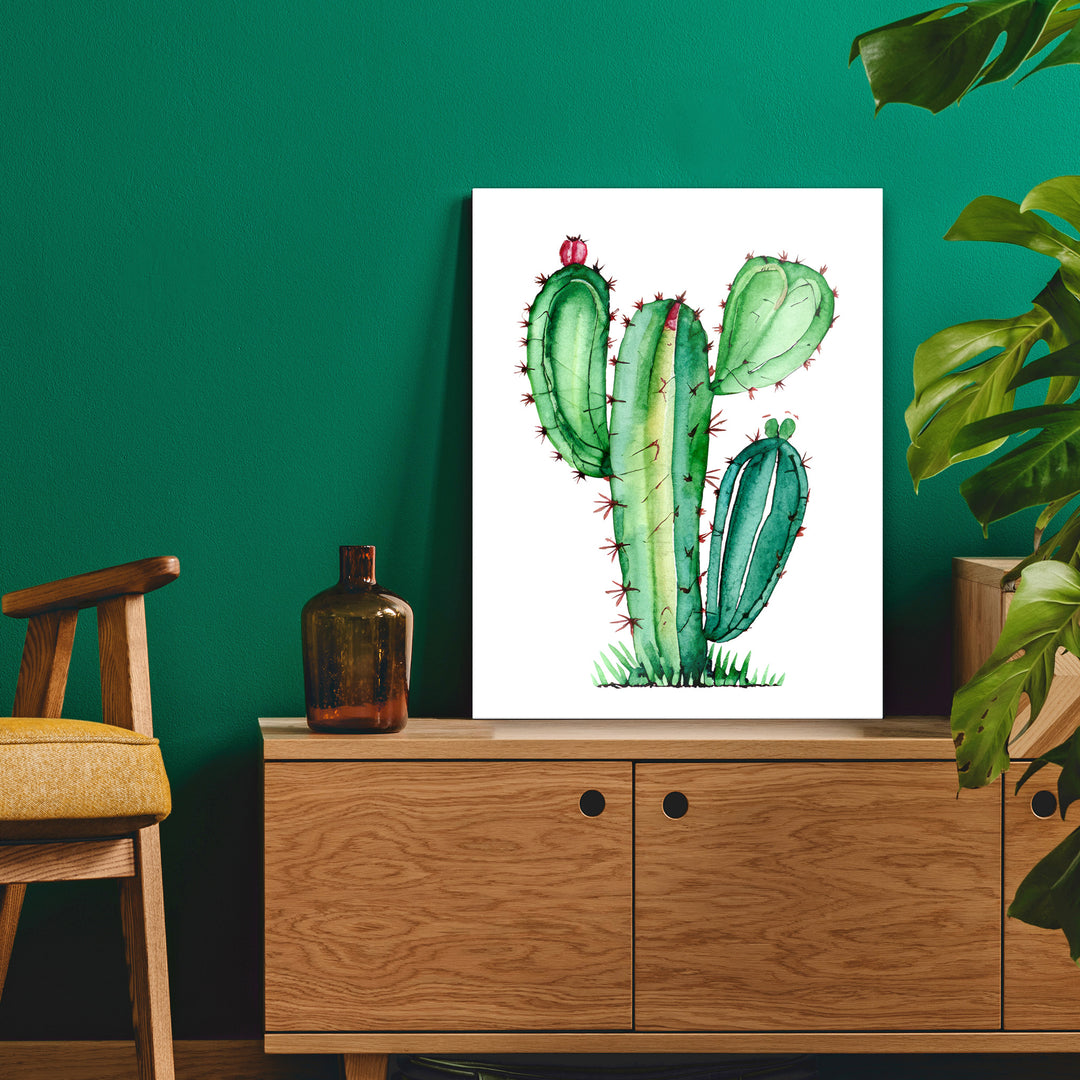 Tropischer Charme - Großer grüner Kaktus