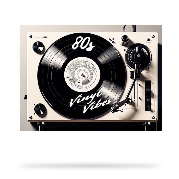 Vintage Retro Plattenspieler - Minimalistische Aufnahme mit Stil