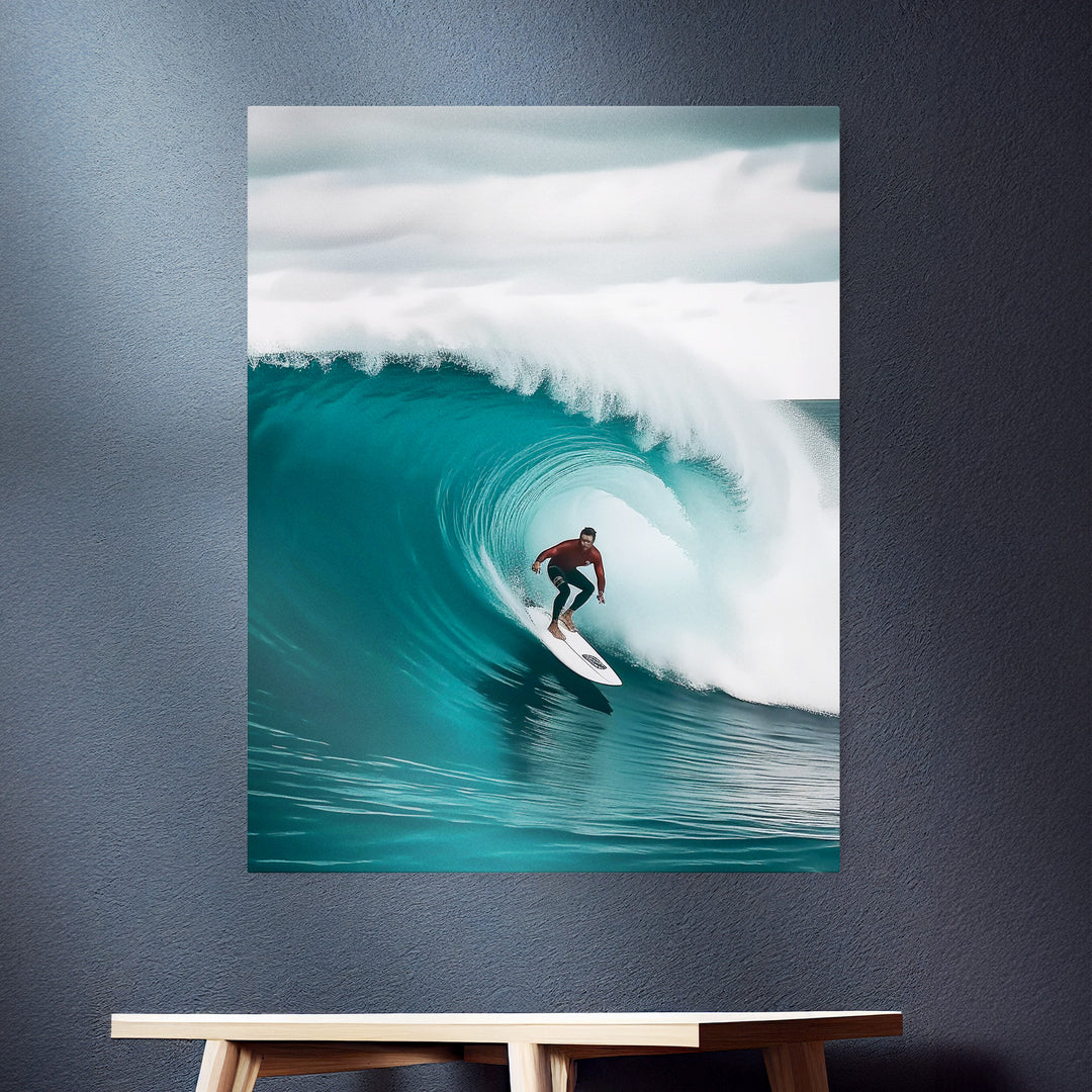 Wellenreiter - Junger Surfer bezwingt gigantische Welle