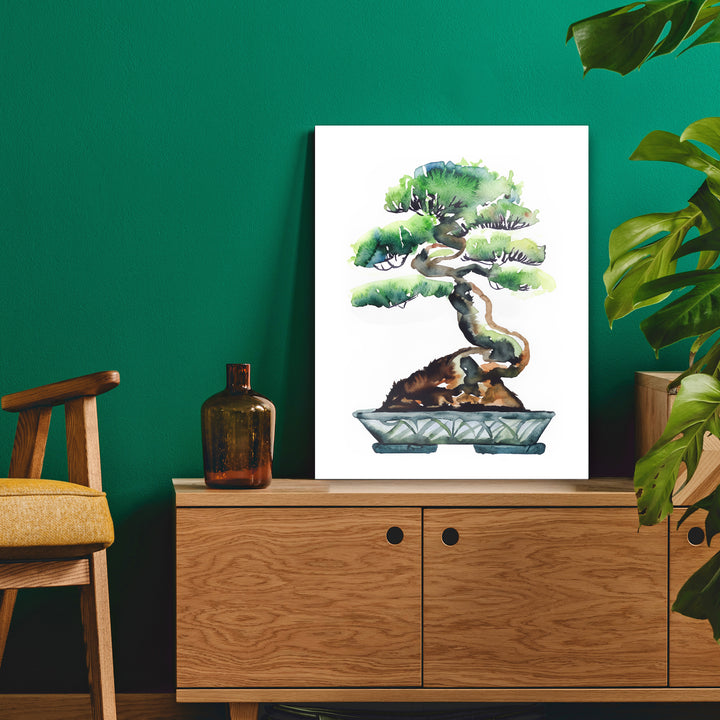 Zen in der Miniatur - Ein Bonsai-Baum in voller Pracht