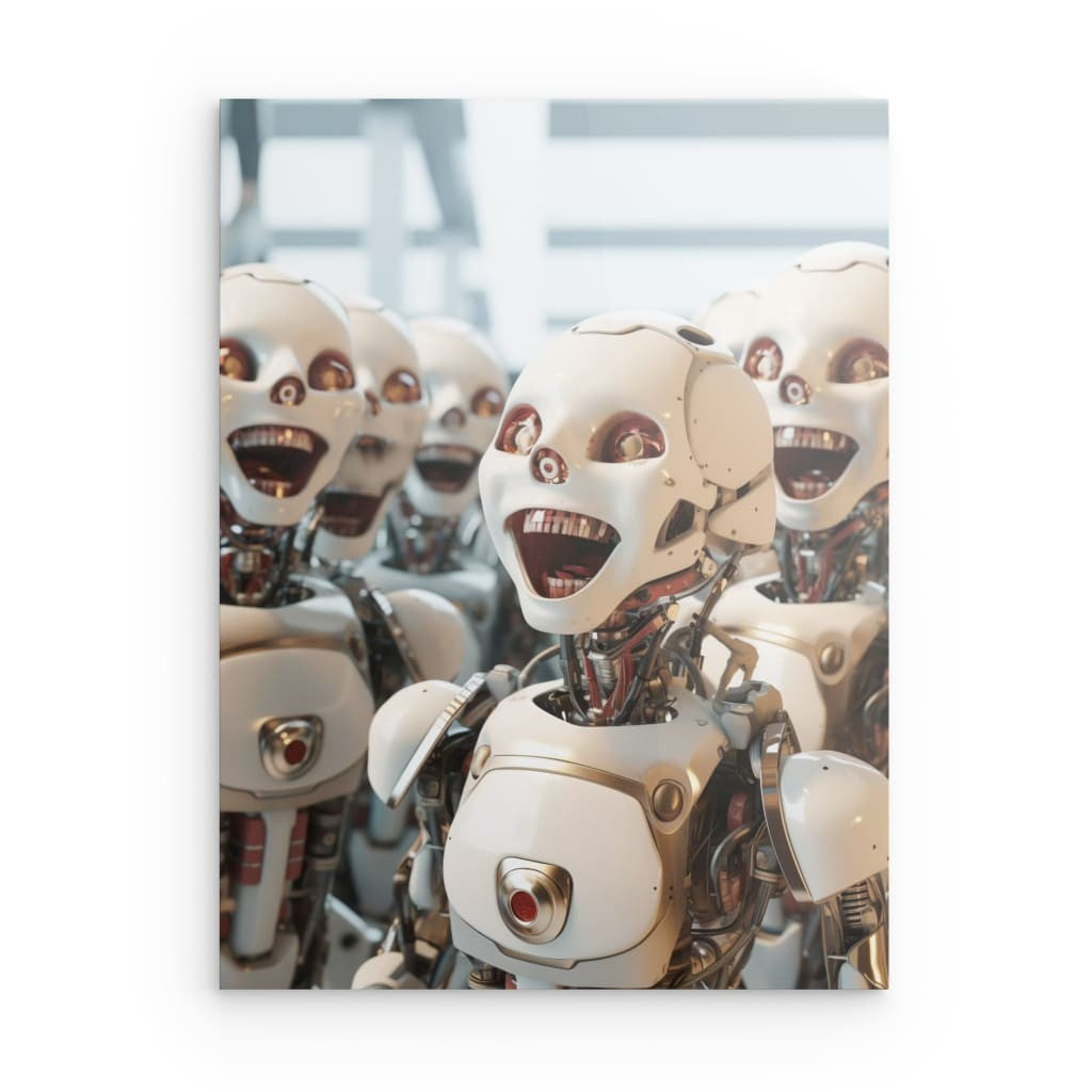 Lachende Roboter - Futurismus